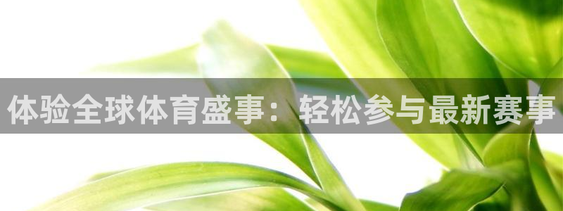 体验全球体育盛事：轻松参与最新赛事